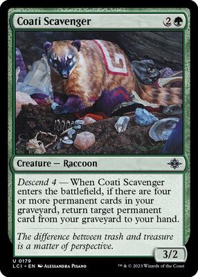 Coati Scavenger card from The Lost Caverns of Ixalan