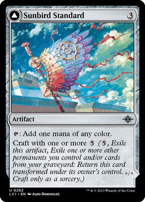 Sunbird Standard card from The Lost Caverns of Ixalan