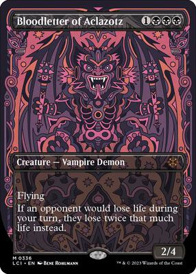 Bloodletter of Aclazotz (Borderless) card from The Lost Caverns of Ixalan