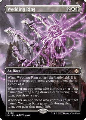 Wedding Ring (Borderless) card from Commander: The Lost Caverns of Ixalan