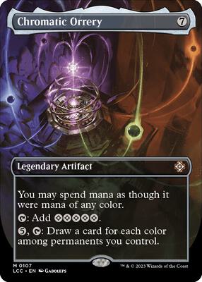 Chromatic Orrery (Borderless) card from Commander: The Lost Caverns of Ixalan