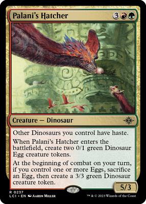 Palani's Hatcher card from The Lost Caverns of Ixalan