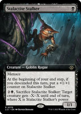 Stalactite Stalker (Extended Art) card from The Lost Caverns of Ixalan