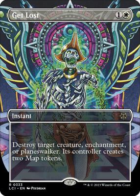 Get Lost (Borderless) card from The Lost Caverns of Ixalan