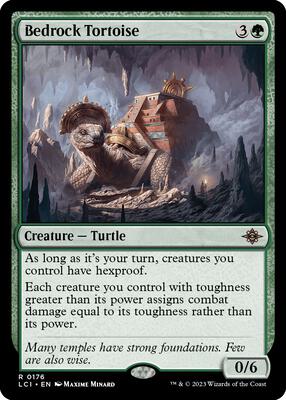 Bedrock Tortoise card from The Lost Caverns of Ixalan