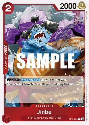 Jinbe card from Ultra Deck: The Three Captains