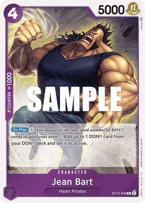 Jean Bart card from Ultra Deck: The Three Captains