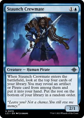 Staunch Crewmate card from The Lost Caverns of Ixalan