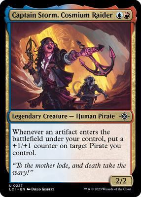 Captain Storm, Cosmium Raider card from The Lost Caverns of Ixalan