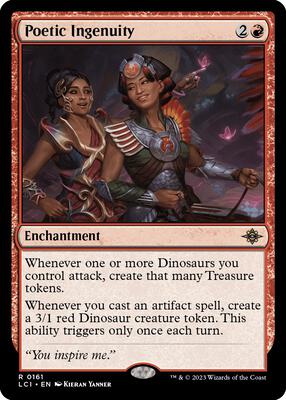 Poetic Ingenuity card from The Lost Caverns of Ixalan
