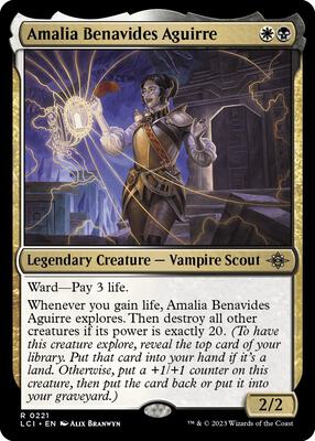 Amalia Benavides Aguirre card from The Lost Caverns of Ixalan