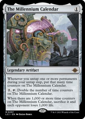 The Millennium Calendar card from The Lost Caverns of Ixalan