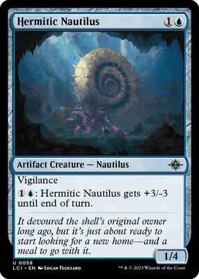 Hermitic Nautilus card from The Lost Caverns of Ixalan