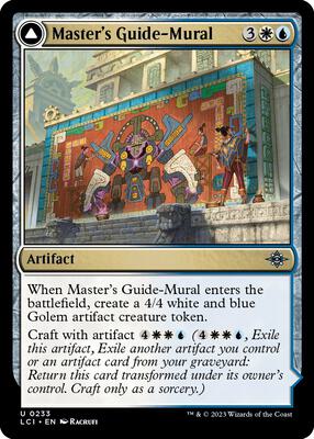 Master's Guide-Mural card from The Lost Caverns of Ixalan