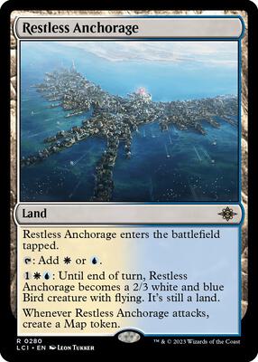 Restless Anchorage card from The Lost Caverns of Ixalan