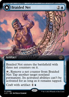 Braided Net (Extended Art) card from The Lost Caverns of Ixalan