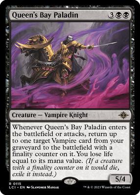 Queen's Bay Paladin card from The Lost Caverns of Ixalan