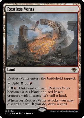 Restless Vents card from The Lost Caverns of Ixalan