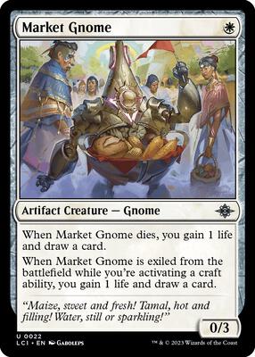 Market Gnome card from The Lost Caverns of Ixalan