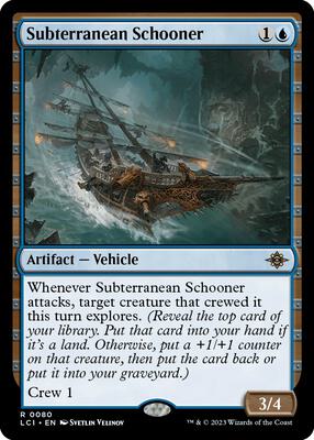 Subterranean Schooner card from The Lost Caverns of Ixalan