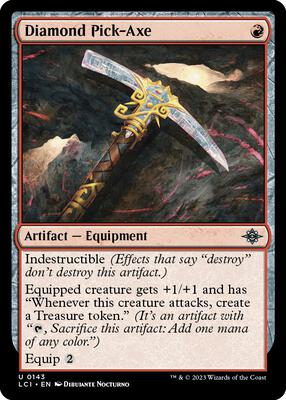 Diamond Pick-Axe card from The Lost Caverns of Ixalan