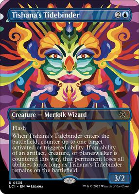 Tishana's Tidebinder (Borderless) card from The Lost Caverns of Ixalan