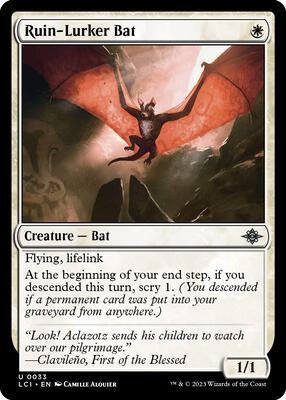 Ruin-Lurker Bat card from The Lost Caverns of Ixalan