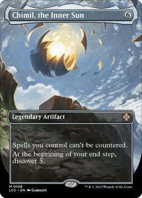 Chimil, the Inner Sun (Borderless) card from Commander: The Lost Caverns of Ixalan