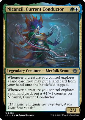 Nicanzil, Current Conductor card from The Lost Caverns of Ixalan