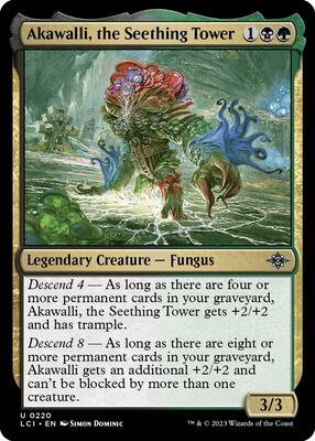 Akawalli, the Seething Tower card from The Lost Caverns of Ixalan
