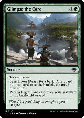 Glimpse the Core card from The Lost Caverns of Ixalan