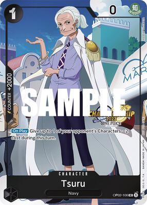 Tsuru (CS 2023 Event Pack) card from One Piece Promotion Cards