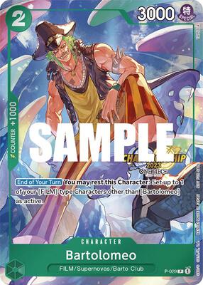 Bartolomeo (CS 2023 Event Pack) card from One Piece Promotion Cards
