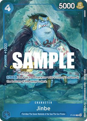 Jinbe (CS 2023 Event Pack) card from One Piece Promotion Cards