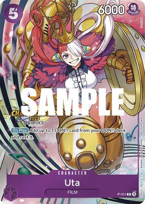 Uta (CS 2023 Event Pack) card from One Piece Promotion Cards