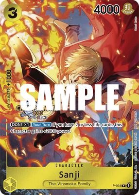 Sanji (CS 2023 Event Pack) card from One Piece Promotion Cards