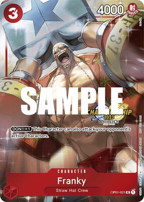 Franky (CS 2023 Celebration Pack) card from One Piece Promotion Cards