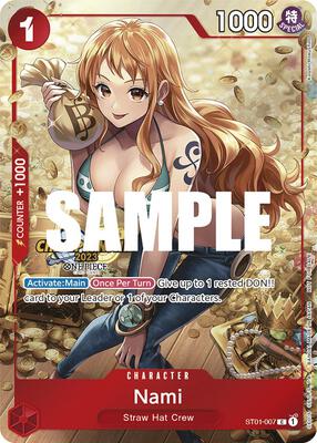 Nami (CS 2023 Celebration Pack) card from One Piece Promotion Cards