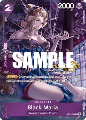 Black Maria (CS 2023 Celebration Pack) card from One Piece Promotion Cards
