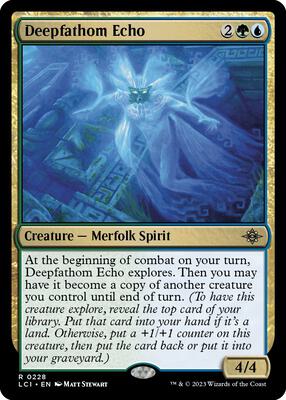 Deepfathom Echo card from The Lost Caverns of Ixalan