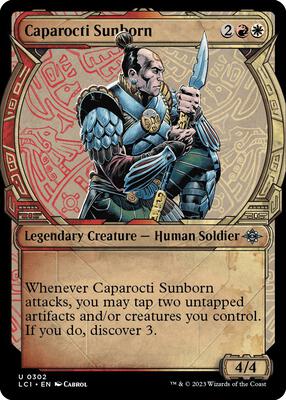 Caparocti Sunborn (Showcase) card from The Lost Caverns of Ixalan