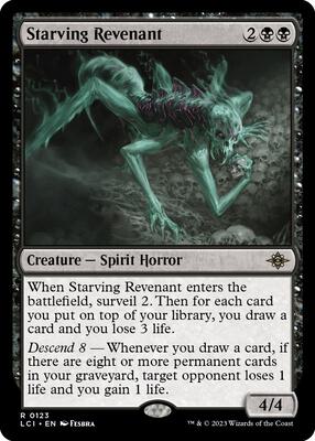 Starving Revenant card from The Lost Caverns of Ixalan