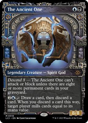 The Ancient One (Showcase) card from The Lost Caverns of Ixalan
