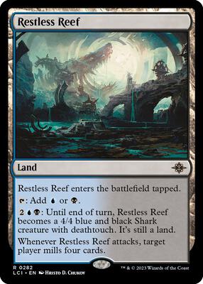 Restless Reef card from The Lost Caverns of Ixalan