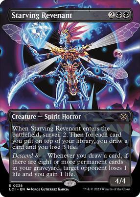 Starving Revenant (Borderless) card from The Lost Caverns of Ixalan