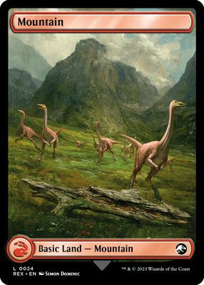 Mountain card from Universes Beyond: Jurassic World Collection