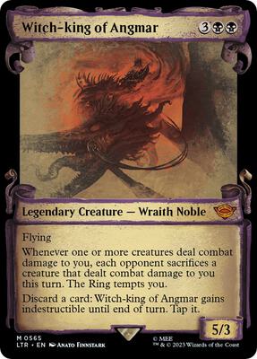 Witch-king of Angmar (Showcase Scrolls) card from Universes Beyond: The Lord of the Rings: Tales of Middle-earth