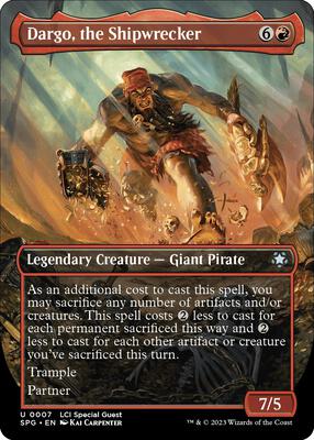Dargo, the Shipwrecker (Borderless) card from Special Guests