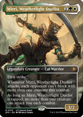 Mirri, Weatherlight Duelist (Borderless) card from Special Guests