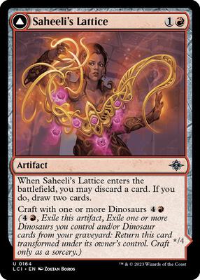 Saheeli's Lattice card from The Lost Caverns of Ixalan